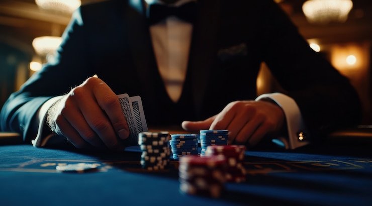 Live blackjack demo: real dealer, practice bets Live blackjack demo showing dealer and betting interface